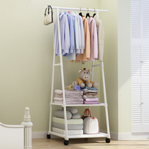 Simple coat rack Floor hanger Bedroom shelf Room clothes storage shelf Simple modern multi-functional