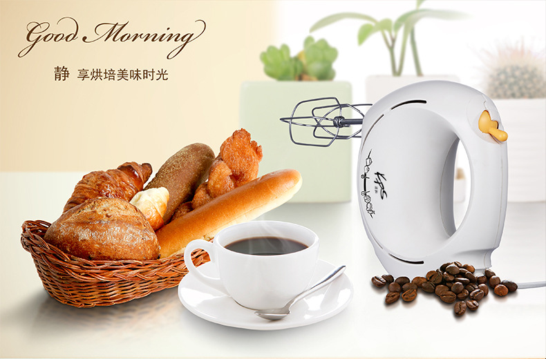Quảng cáo cầu nguyện và đập trứng bằng thép không gỉ Đầu màu trứng đóng hộp điện đập trứng trộn kem ks930 máy đánh trứng philips hr3705