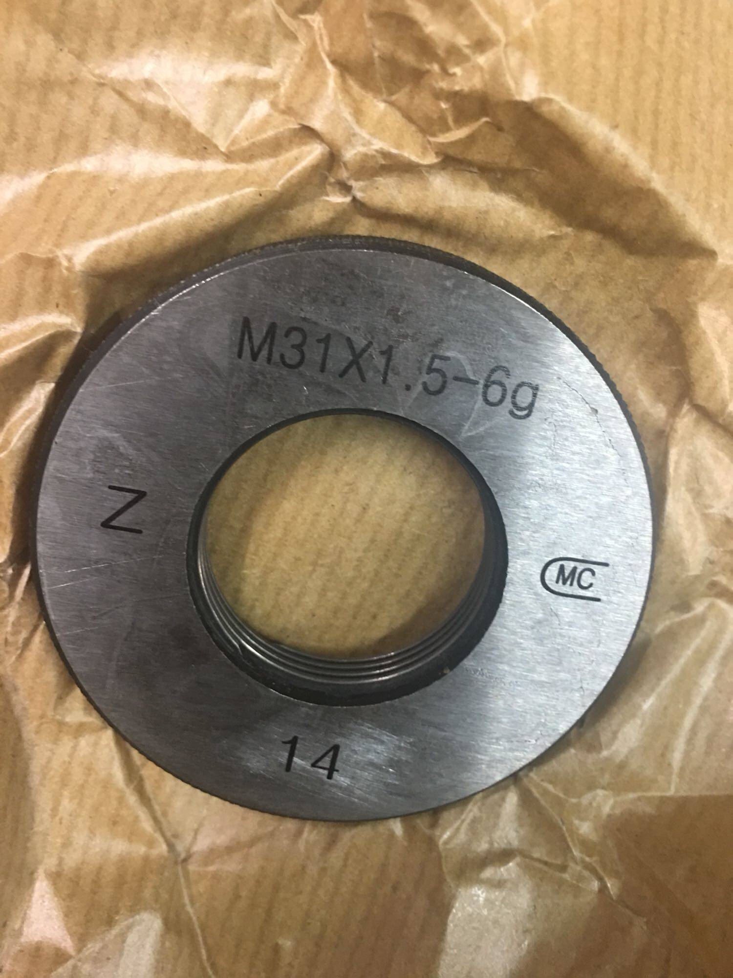 Harbin flip-thread gauge 6g6h test threaded through stop M31x0 M31x0 5x0 5x0 75x1x1 5x2