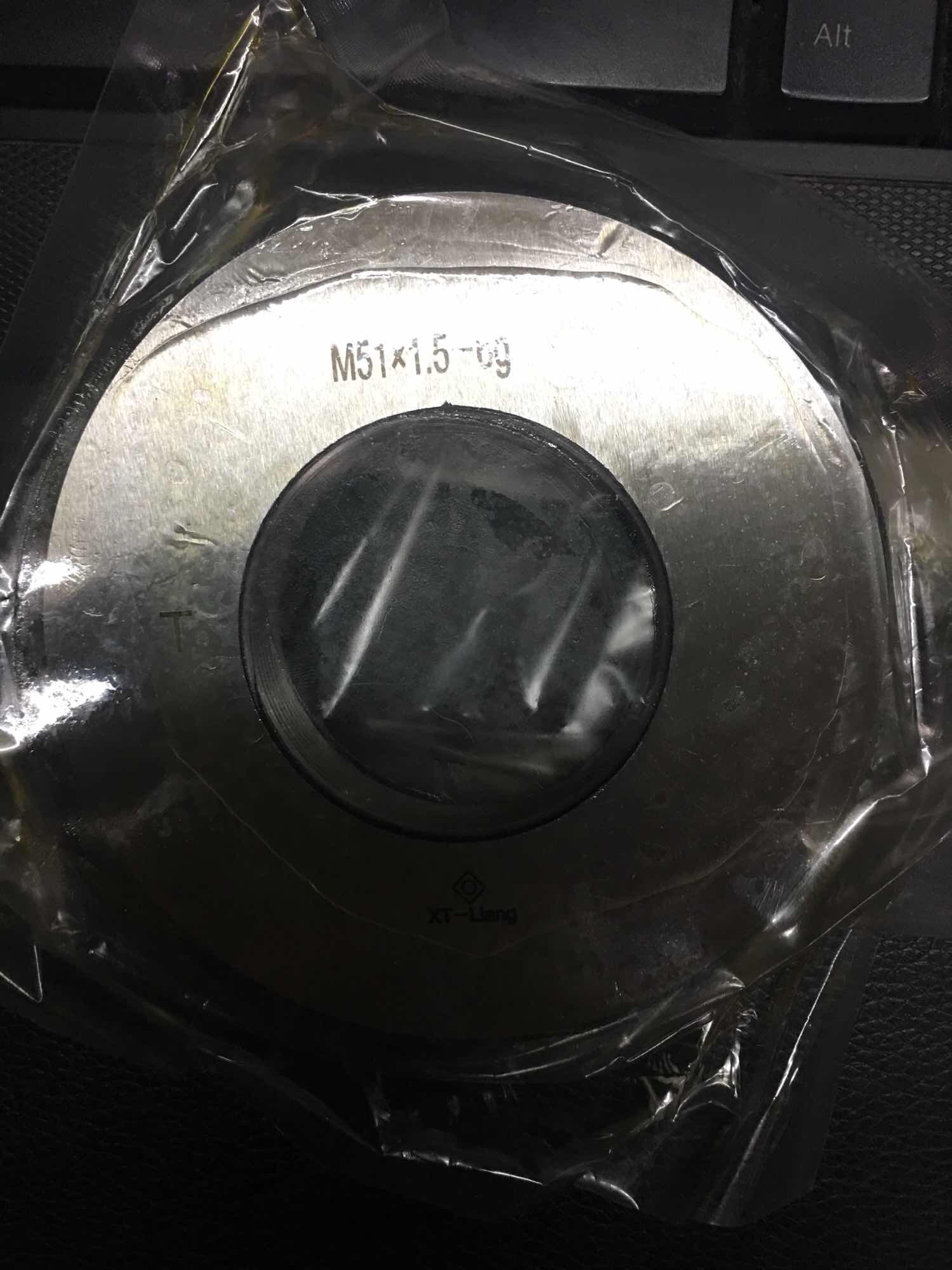 Harbin flip-thread gauge 6g6h threaded through stop gauge internal and external thread stopper ring gauge 51x1 5