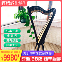 Harp 28 string 36 string 40 string Irish Celtic full semitone professional test classical instrument large performance