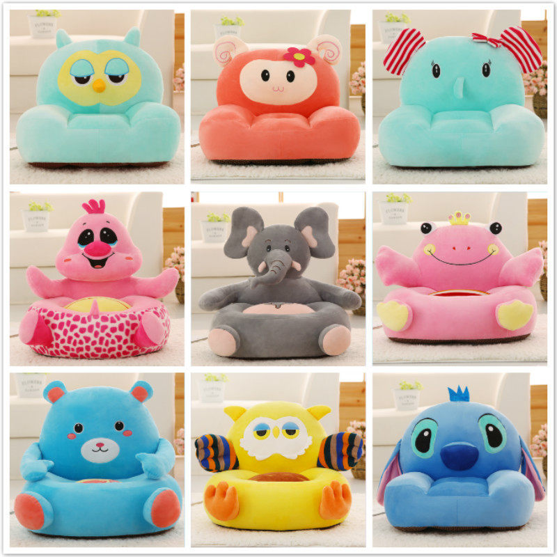 New Children Animal Cartoon Seat Small New Giraffe Crown History Diaparazzi Cubs Baby Elephant Sloth Sofa