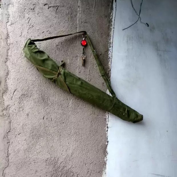 Army fans collection 70's five-three-style gun barrel clothing army green outdoor fishing small backpack back storage bag