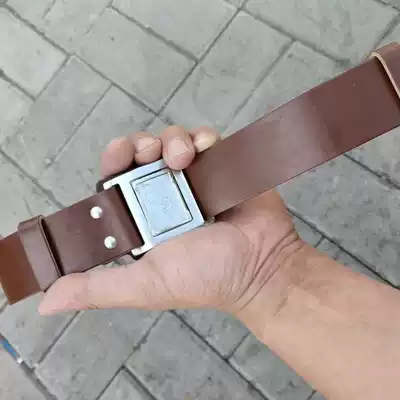 Collection of military fans, old goods, 65-style artificial leather outer belt, military training, outer belt