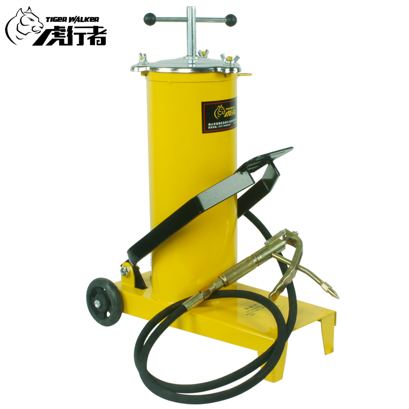 Tiger walker 6L pedal-type butter machine high-pressure lubricator pedaled yellow oil gun pedalling yellow oil gun high