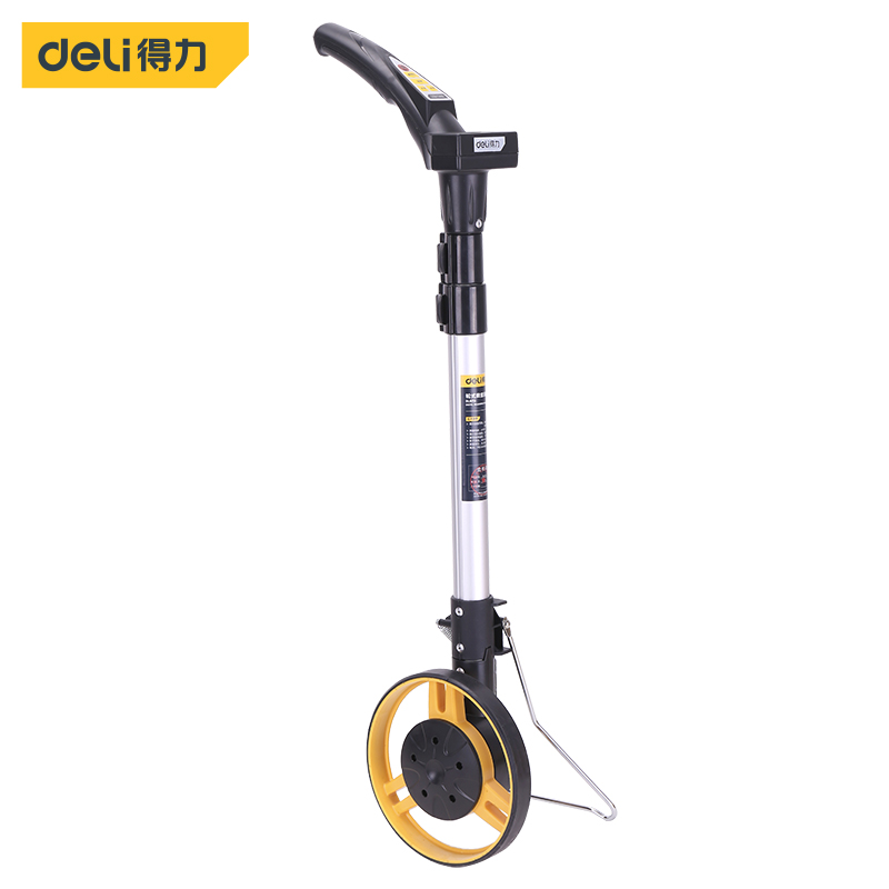 Deli Electronic digital display ranging wheel ruler Rangefinder Handheld measuring wheel ruler DL9713 measuring tools