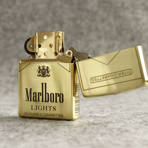 Игра в более легкое Zippo Original Limited Edition Pure Copper Marlboro Zppo мужская гравировка Марлборо
