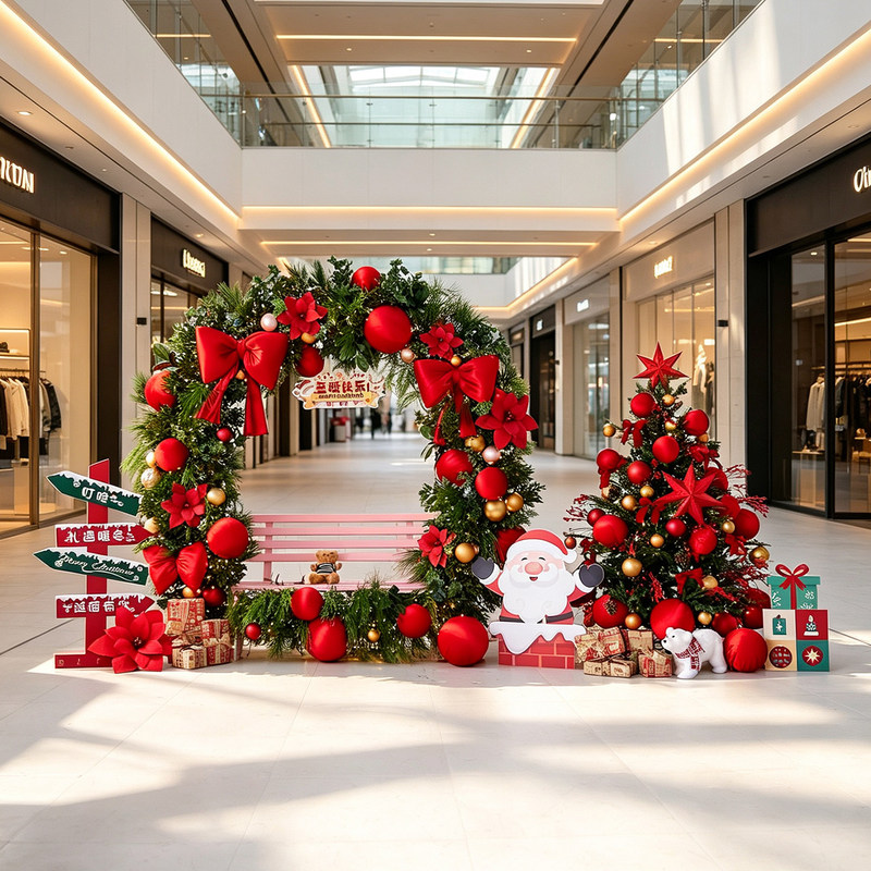 Christmas Tree Decorations, Christmas Wreaths, Shopping Mall, Hotel, Tourist Attractions, Popular Photo Props, Floor-Standing Display Decorations Christmas Tree Decorations, Christmas Wreaths, Shopping Mall, Hotel, Tourist Attractions, Popular Photo Props, Floor-Standing Display Decorations