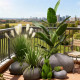 Fiberglass Flower Pots, Creative Large Flower Boxes, Stone Round Flower Containers, Balcony Flower Troughs, Green Plant Flower Ponds, Outdoor Courtyard Decorations