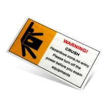 PVC surface sticker frosted self-adhesive label PC panel pet label silk screen drum bag button film warning label