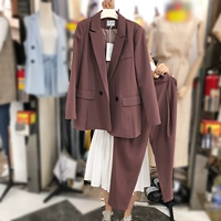 Thu đông 2018 mới diện áo blazer trước khí chất OL phù hợp với quần áo nữ cao cấp của Hàn Quốc áo vest nữ đen