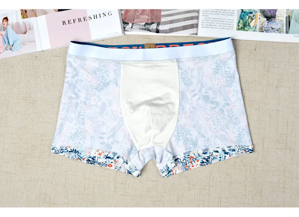 Chính hãng đồ lót fibril nam boxer vài đồ lót cotton modal sáng tạo gợi cảm hoa eo nữ tam giác quần lót size to