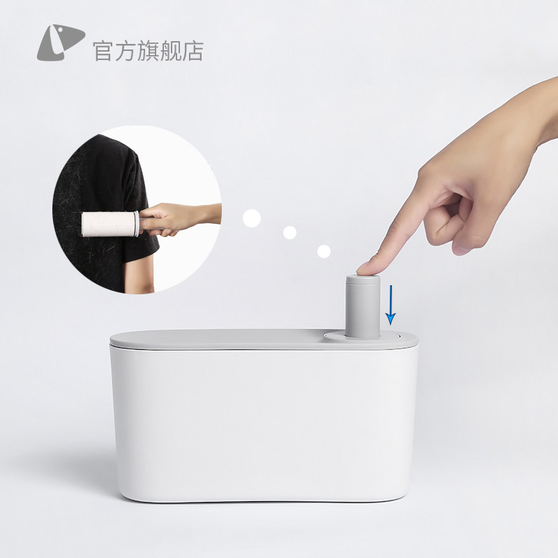 Small Pepe PETKIT HAIR WOOL Fur Dog Hair Cleaner Brush Hair Removing Cat Hair Removable roller Sticky Dust Paper