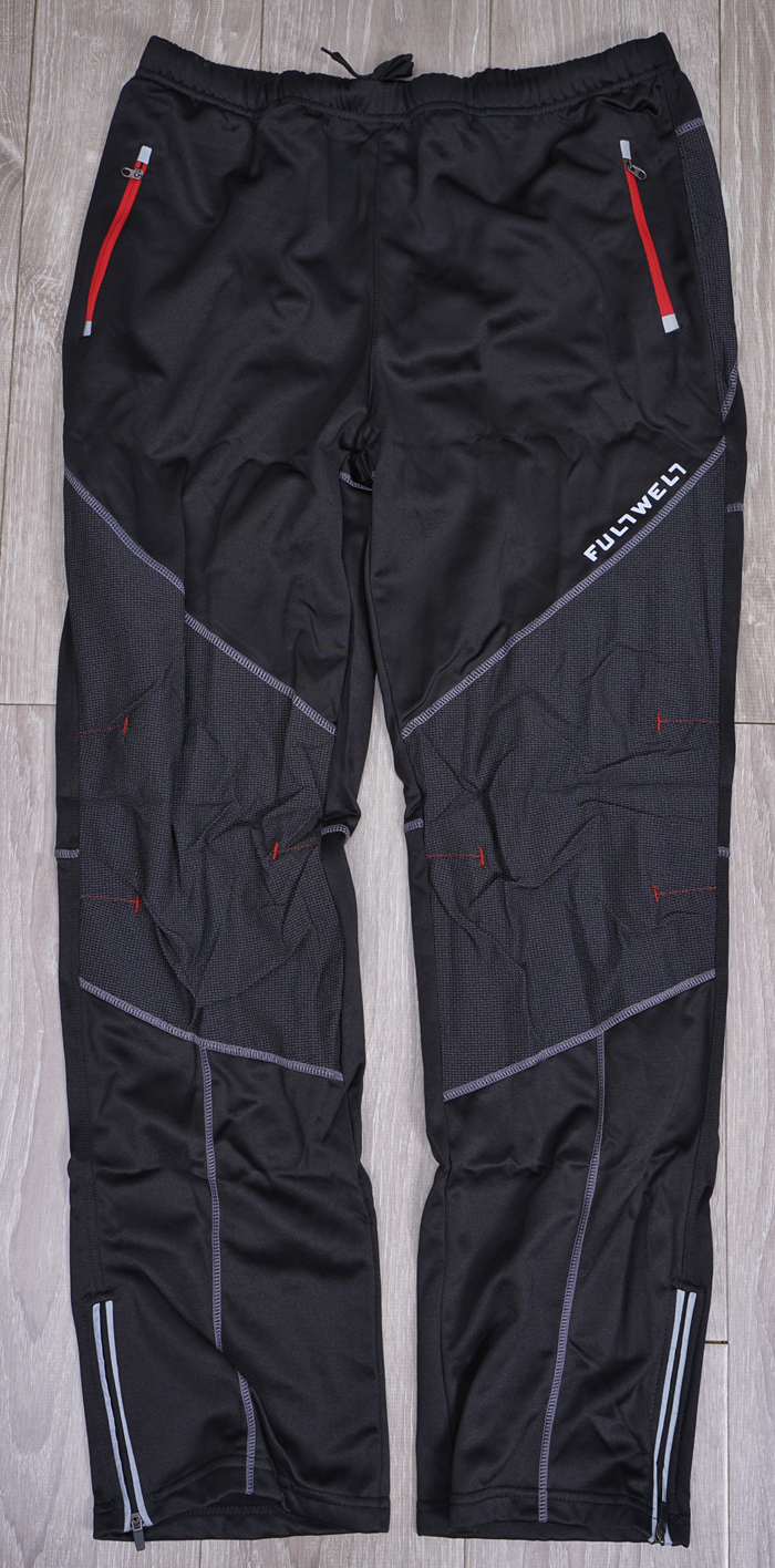 Foreign trade autumn and winter men's velvet warm bicycle riding pants outdoor leisure elastic hiking pants sports pants
