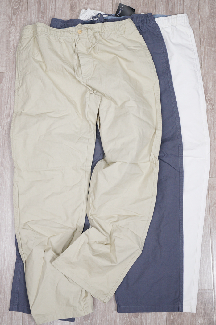 Foreign Trade Spring Summer Men's Medium-high Waist Loose Straight Drum Cotton Linen Pants Casual Art Linen Pants Breathable Comfort Long Pants-Taobao