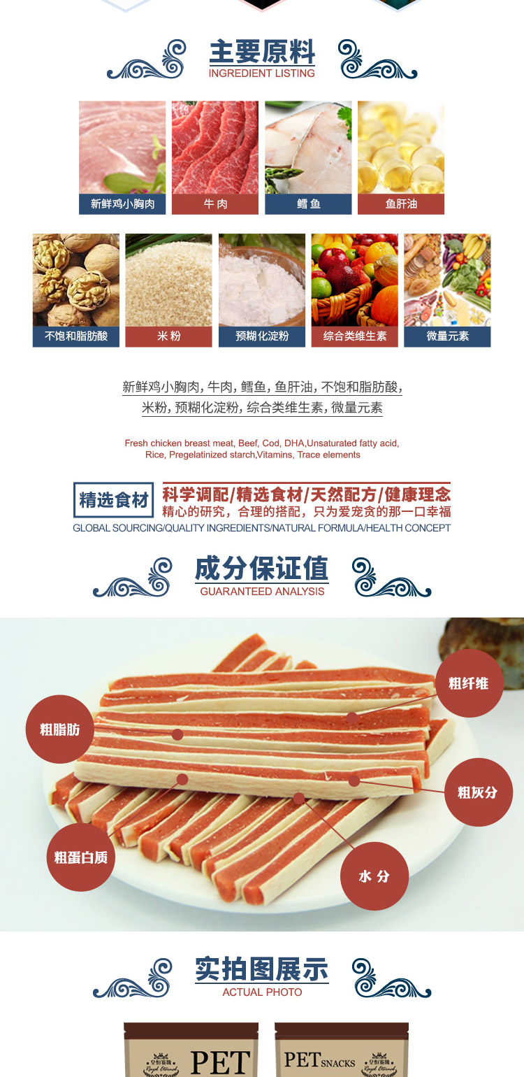 Huang Heng Sai- lớp con chó đồ ăn nhẹ gà mực bánh sandwich gấu bông đồ ăn nhẹ bánh sandwich 100g vật nuôi đồ ăn nhẹ snack cho chó