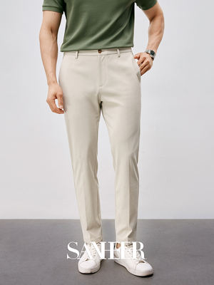 Summer high-end business Japanese triacetic acid knitted fabric cool and smooth men's casual trousers DBL082