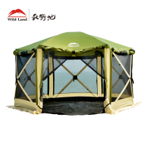 Qiuye Hexagon Module Tent Automatic Quick Open Tent Exquisite Outdoor Multi-person Camping Camping Sunfire and Windproof