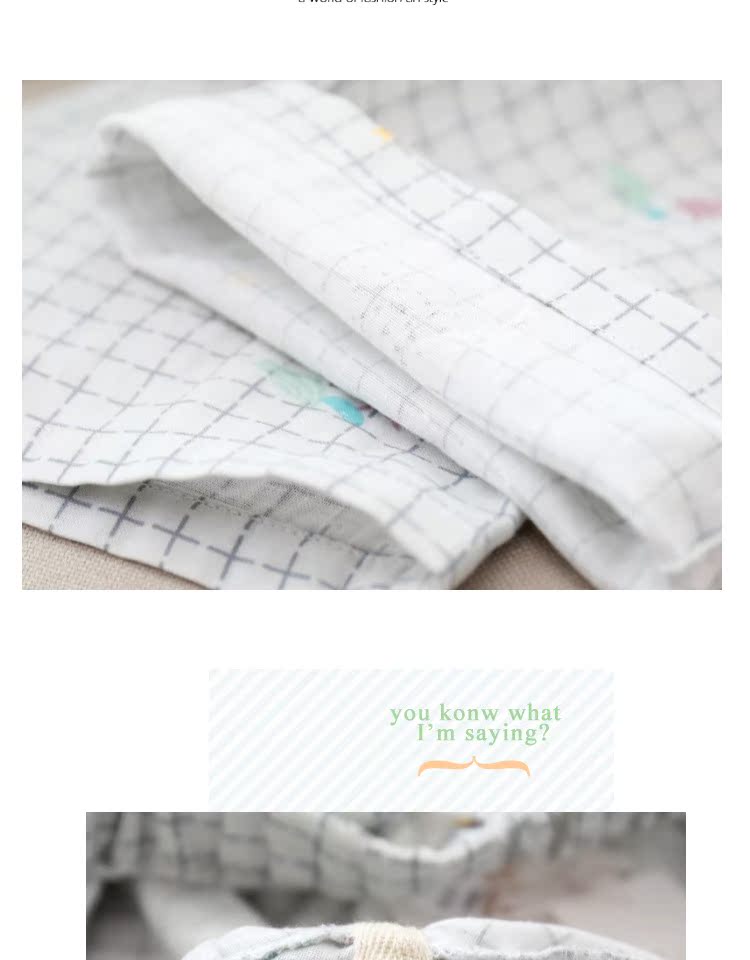 Quần kẻ sọc nam cotton mùa hè gạc đôi quần cotton mỏng phần rất thoáng khí mát quần quần thể thao nam