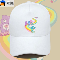 Customizable fashion cartoon Care Bear Y2K sports youth couple male and female student duck tongue sunshade baseball cap