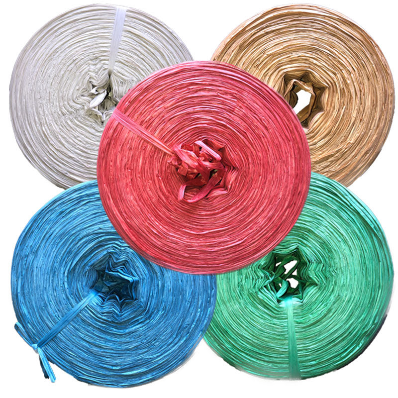 Plastic rope bundling rope packing rope tearing strapping rope Packaging rope New material Colour plastic Zmouth nylon rope-Taobao