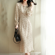 CATHYLADI waist thin French Platycodon grandiflorum skirt hipster age flower skirt youth lace dress women