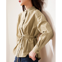 CATHYLADI French fashion rate sex shirt small man slim high coat high face value Joker shirt Women