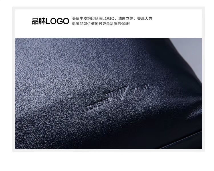 Zhuo Fan Armani Túi đeo vai nam bằng da Túi da mềm Túi chính hãng dành cho giới trẻ - Túi của con người cặp đeo chéo