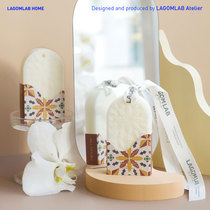 LAGOMLAB wood tone rose patchouli imported soy wax wax brand handmade wardrobe incense hanging gift