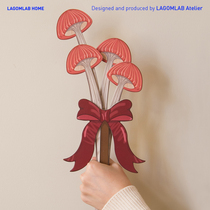 Singular shot here LAGOMLAB plant hand-painted Bouquet Fragrance card flower ornaments art paper art display