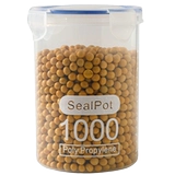 Большая прозрачная пластиковая герметичная банка для чая на дому