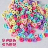 Детская милая безвредная эластичная резинка, полотенце, не повреждает волосы