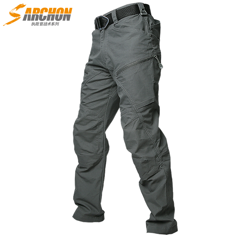 Summer new ruling official wide-strikers tactical long pants men's military fans for training pants waterproof outdoor workwear pants