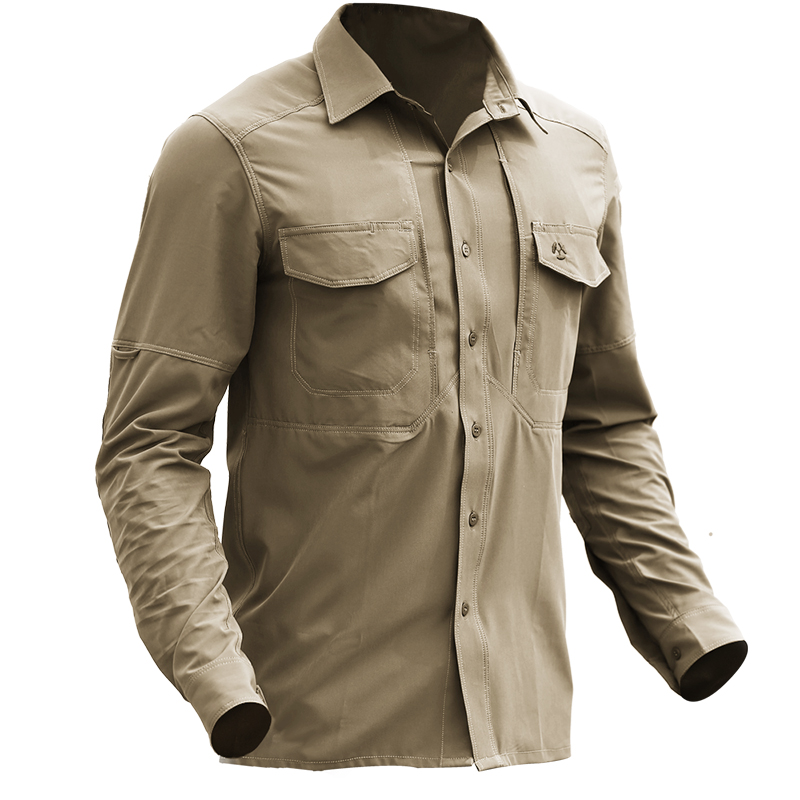 Archon Tactical Shirt Male Long Sleeve Military Fan Supplies Multifunctional Troop Shirt Outdoor Quick Dry Tactical Shirt Male