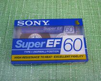 SONY SONYs new blank tape recording tape EF60 recording English songs can be recorded