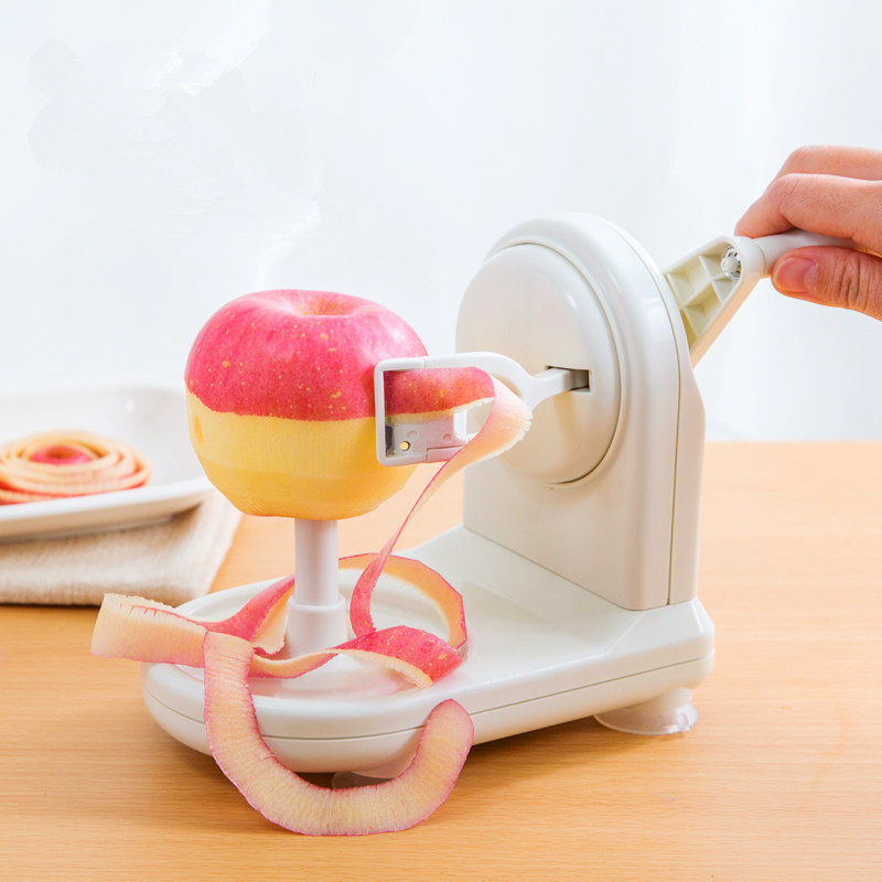 Japan's apple paring machine hand rocking style automatic peeling for apple deplaning knife kitchen multifunction