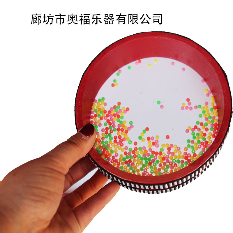 Công ty khuyến mãi Orff bộ gõ giáo dục sớm giáo dục âm nhạc đồ chơi dạy học 6 inch 8 inch trống biển bộ đồ chơi đánh trống cho bé