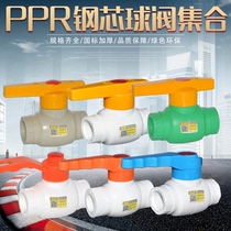 Shengyue PPR steel core ball valve 4 points 20 double internal teeth double valve valve gate valve globe valve 25 water pipe fittings