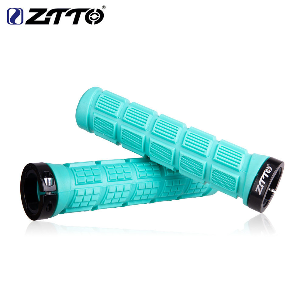 ZTTO bicycle handlebar cover mountain bike handle dead flying aluminum alloy lock dead rubber handlebar non-slip handlebar cover riding-Taobao