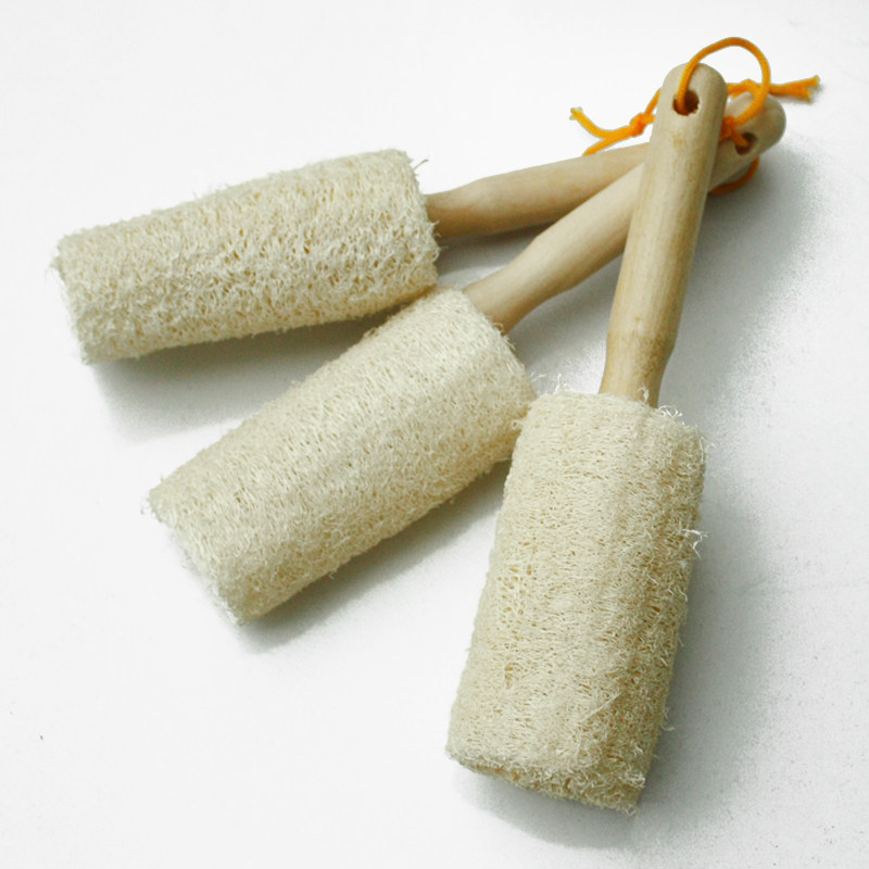 Zhen Natural Silk Melon Network Dishwashing Pan Brush Bottle Brush Bottle Brush Decontamination Clean Without Hurting Hands Cleaning Cloth Cleaning Brush