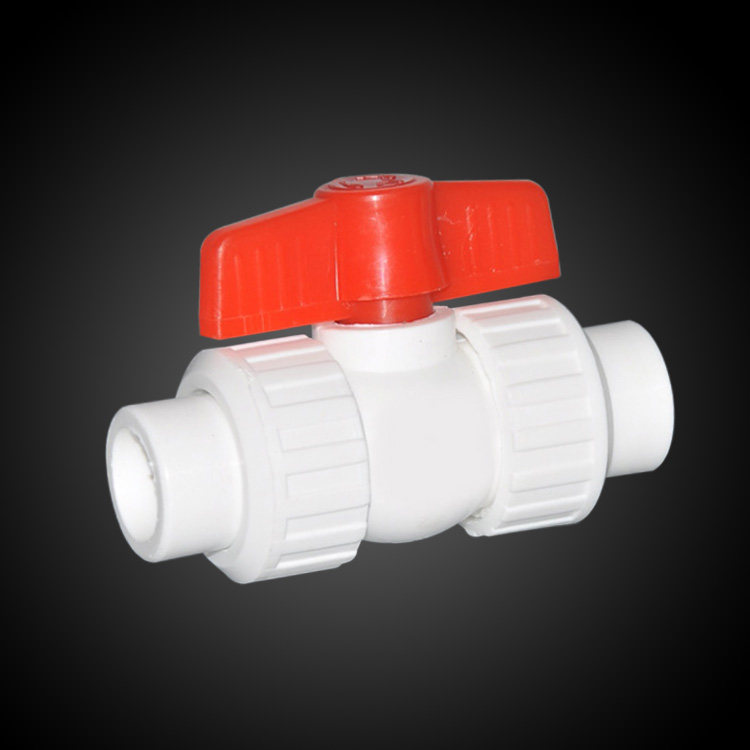 Boutique Home Improvement Water Pipe PPR Pipe Fittings All Plastic Double Live Ball Valve PPR Live Ball Valve Spot Factory Direct Sales