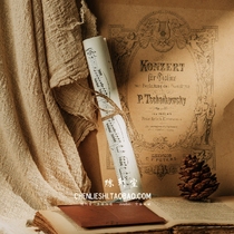 Zakka European and American music score paper staff background paper background cloth photography props photography props decorative backing paper