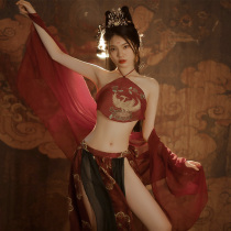 Sex lingerie sexy pajamas passionate sex belly bag set sex products exotic clothes female coquettish free teasing