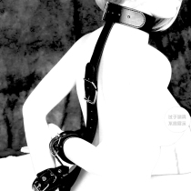 SM tuning neck sleeve reverse hand back restraint binding collar men and women passion punitive adult lock SP alternative toy