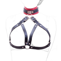 Sexy collar bundled bondage adjustable bra straps training SM temptation teasing nightclub punishment props female