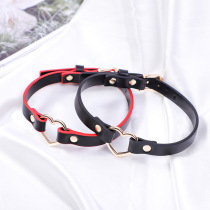 Punk sex collar to go out to tune SM collar wear decoration COS uniform Street Photo traction necklace for men and women