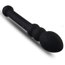 Double-headed silicone anal plug vestibule black masturbation anal plug vestibule G-spot stimulation Female male sex adult products