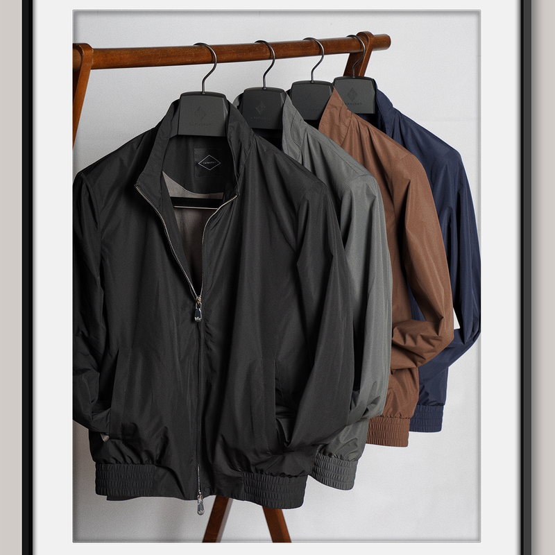 Cm Naples Queen Lightweight Ny66 Extra Fine Nylon Breathable Splash-Proof Commuting Bomber Jacket