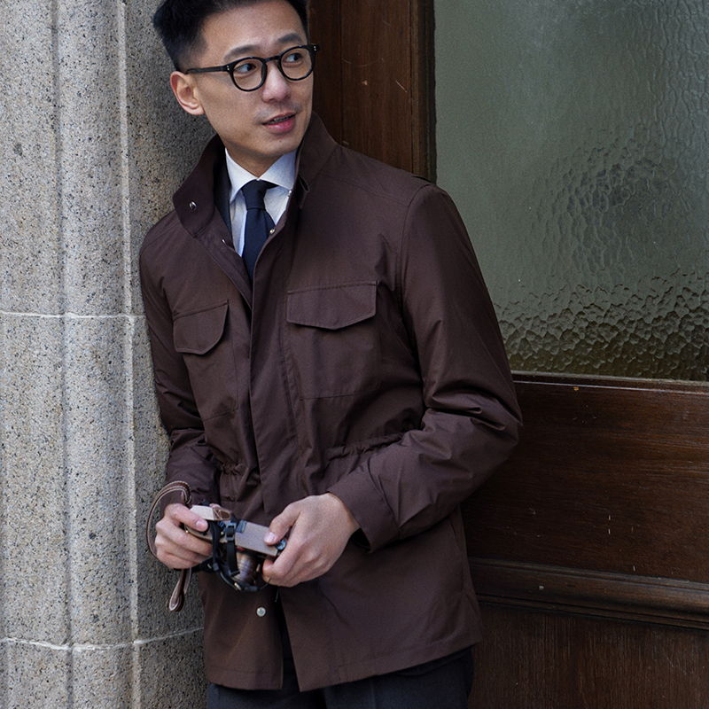 Cm Naples Queen Chocolate Lightweight Portable Ny66 Jacket Fabric Waterproof M65 Field Jacket 106