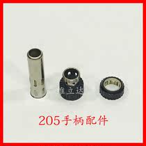 205 welding bench handle accessories sleeve three sets 150W high frequency handle sleeve head screw cap stainless steel pipe